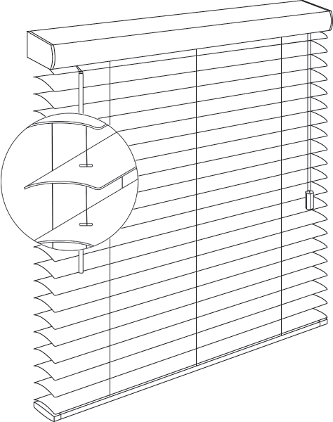 2˝ Blind - Window Blind (474x600), Png Download