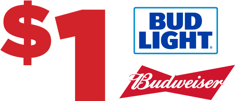 *promotional Pricing Not Available At Our Tropicana - Bud Light Frosted Glass (986x432), Png Download