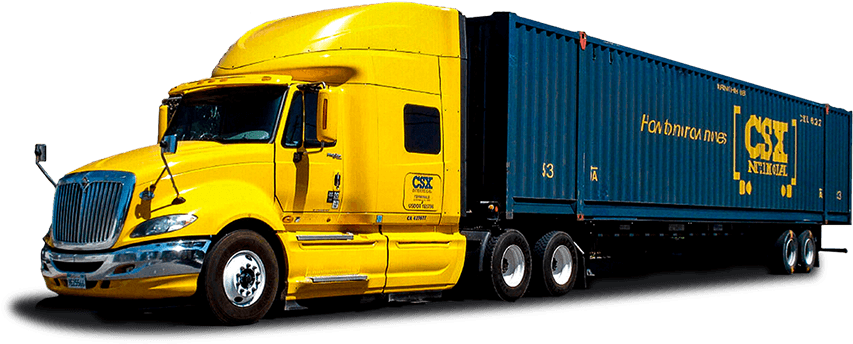 You'll Have The Freedom To Operate Your Business The - Csx Intermodal Truck (877x367), Png Download