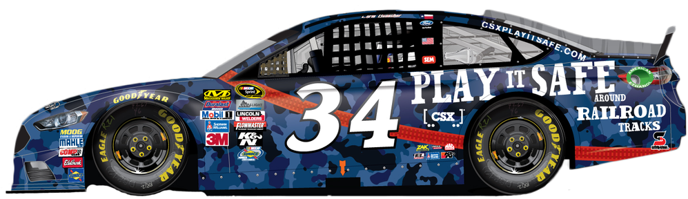 Picture - Chris Buescher 2016 Charlotte (1100x343), Png Download