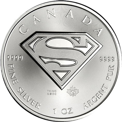 2016 Canadian Silver Superman - 2016 Canada Superman Error (500x500), Png Download