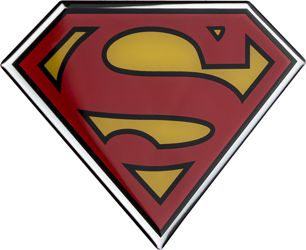 Superman Logo Classic Lensed Emblem - Superman Logo Emoji (1000x815), Png Download
