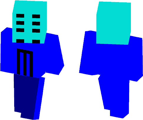 Spider King - Minecraft Detroit Become Human Skin (584x497), Png Download