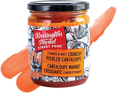 Hotpickledcantaloupe (540x565), Png Download
