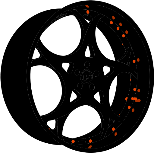 Bolts - Circle (530x530), Png Download