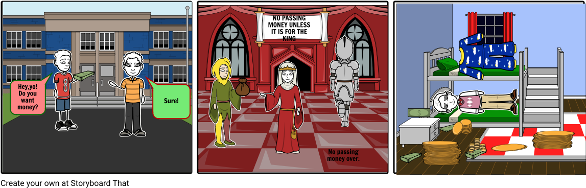 Money - Cartoon (1164x385), Png Download