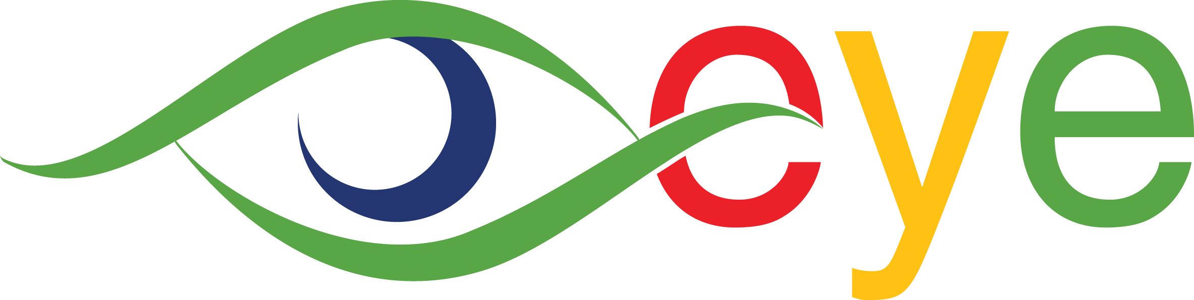 Eye Logo Vertical No Words - Eye Logo Png (2366x595), Png Download