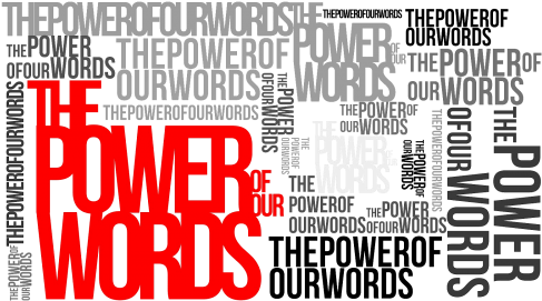 Powerful Words For Life (500x292), Png Download