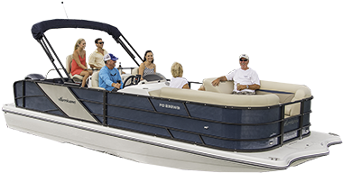 Sundeck Sportseries - Hurricane Boat (401x400), Png Download