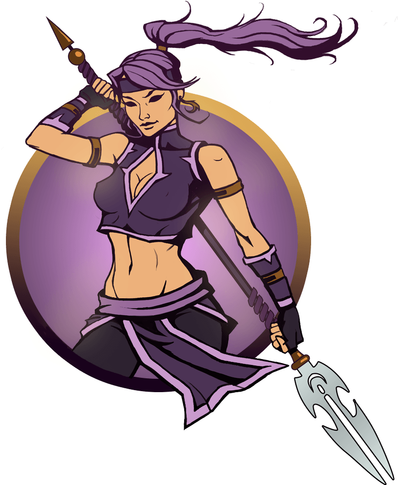 Girl Spear - Shadow Fight 2 Arrow (1112x1112), Png Download