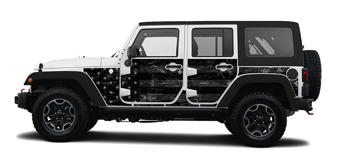 Black Flag - Jeep Wrangler 2015 (672x460), Png Download