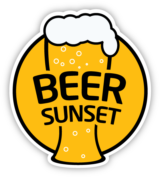 Logo Beer Sunset - Logo Beer Png (600x634), Png Download
