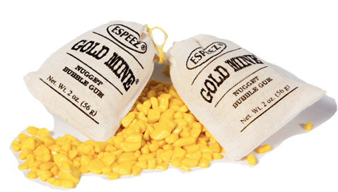 Gold Mine Nugget Bubble Gum - Gold Mine Bubble Gum Nuggets (500x500), Png Download