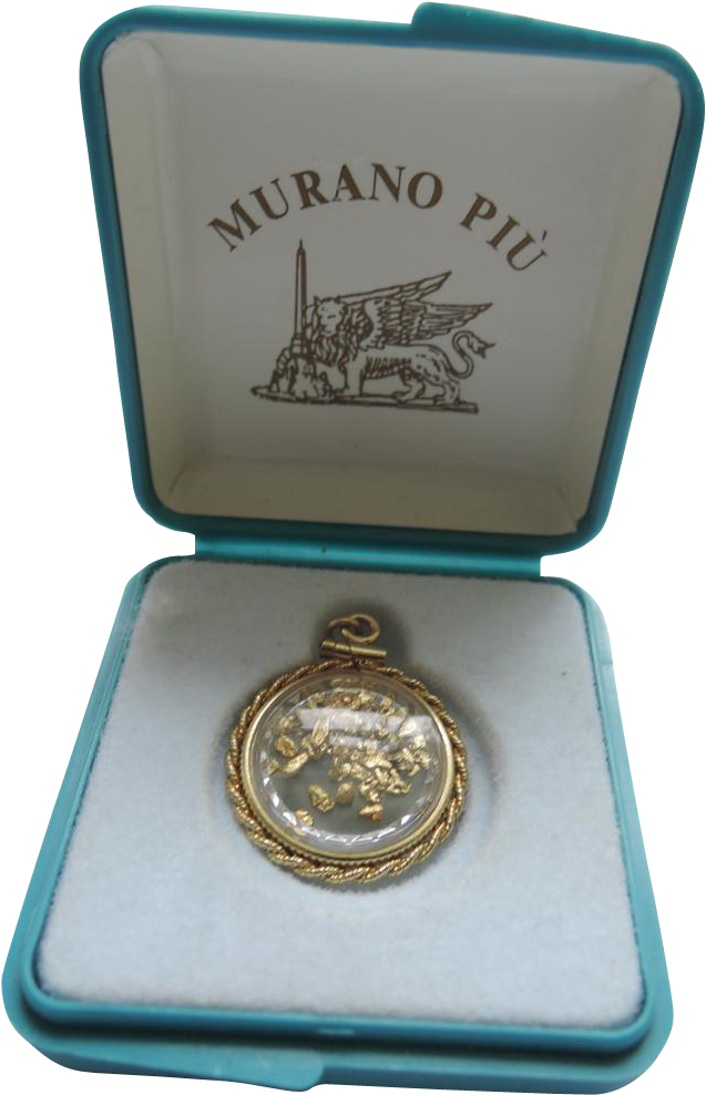 Venice Italy 22k Gold Nugget 12k Gold Filled Bubble - Gold Medal (987x987), Png Download