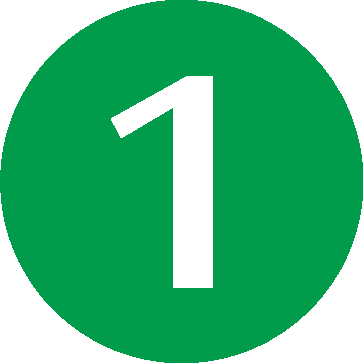 Number 1 Png - Angel Tube Station (363x363), Png Download