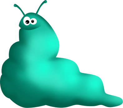 Chubby Slug - Slug (395x347), Png Download