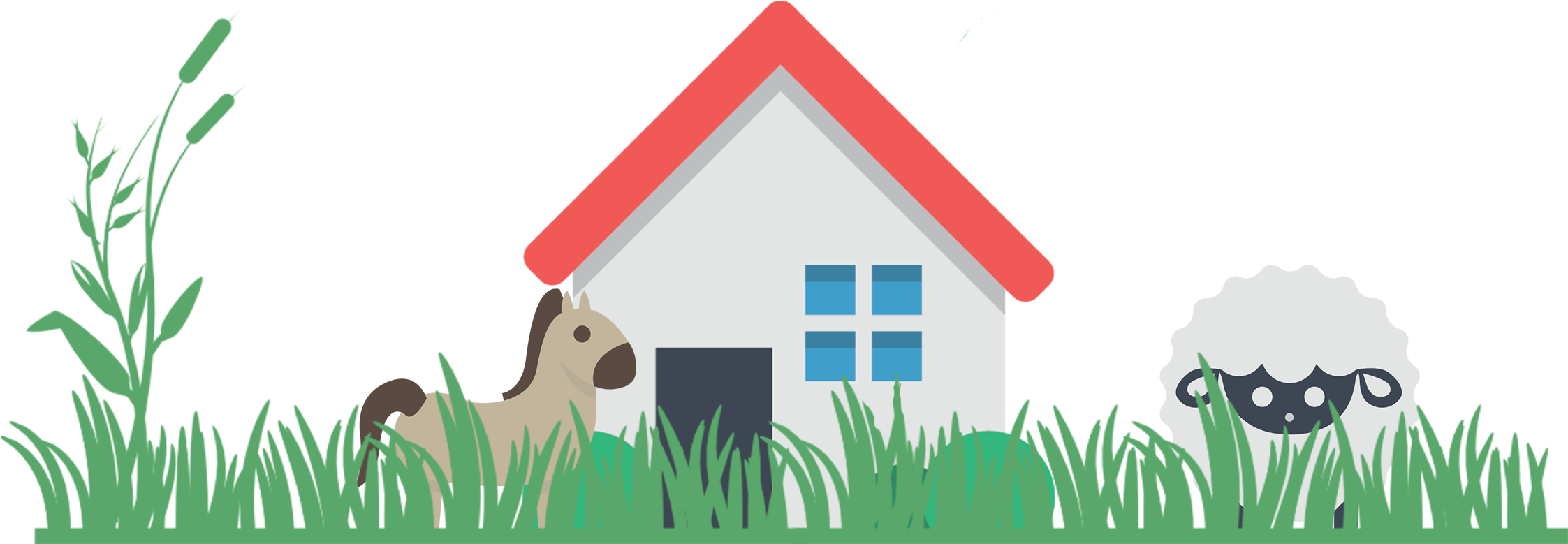 It Dreamlan Family House Big Holiday Home Farm Nature - Max Breaks His Horn (2300x800), Png Download