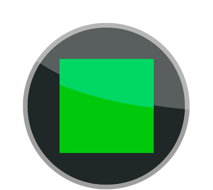 Color Is Changable In Ps, Button, Player, Website, - Circle (720x720), Png Download