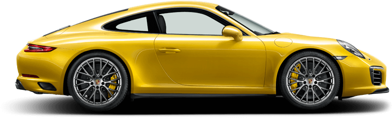 2017 Porsche 911 Carrera 4s Yellow Exterior - Porsche 911 Carrera 4s (1000x500), Png Download