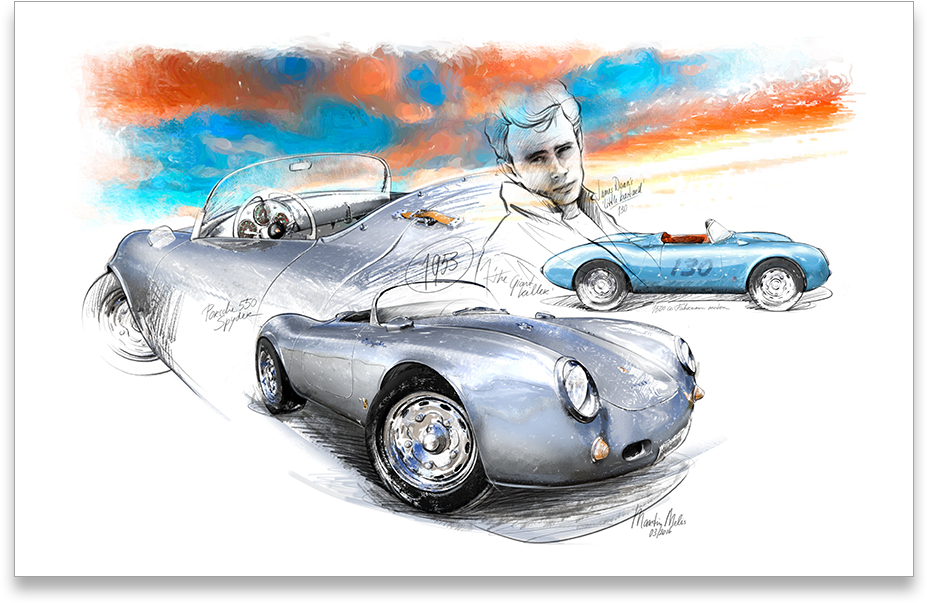 Porsche550 Spyder - Porsche 550 Spyder Png (990x634), Png Download
