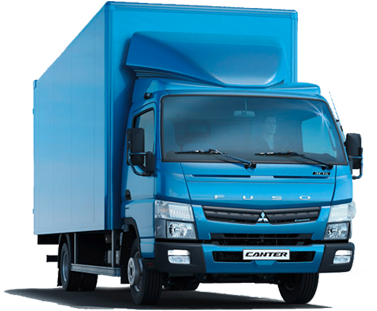 Hybrid - Canter Truck Png (530x327), Png Download