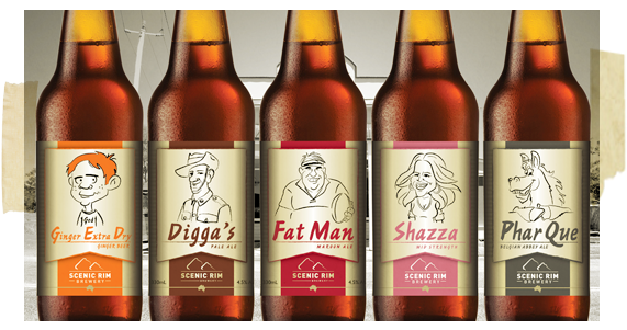 Scenic Rim Brewery - Brisbane Beers (600x300), Png Download