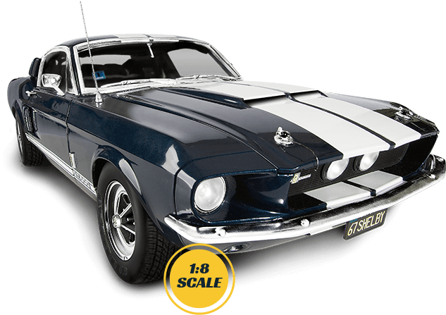 Costruisci Ford Mustang Shelby With Ford Mustang Png - Deagostini Ford Mustang Shelby Gt500 1967 1 8 (643x456), Png Download