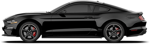 2019 Ford Mustang Bullitt - Black Ford Mustang Bullitt 2018 (640x390), Png Download