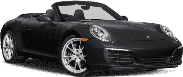 New 2019 Porsche 911 Carrera - Nissan 370 Z Black 2017 (640x480), Png Download