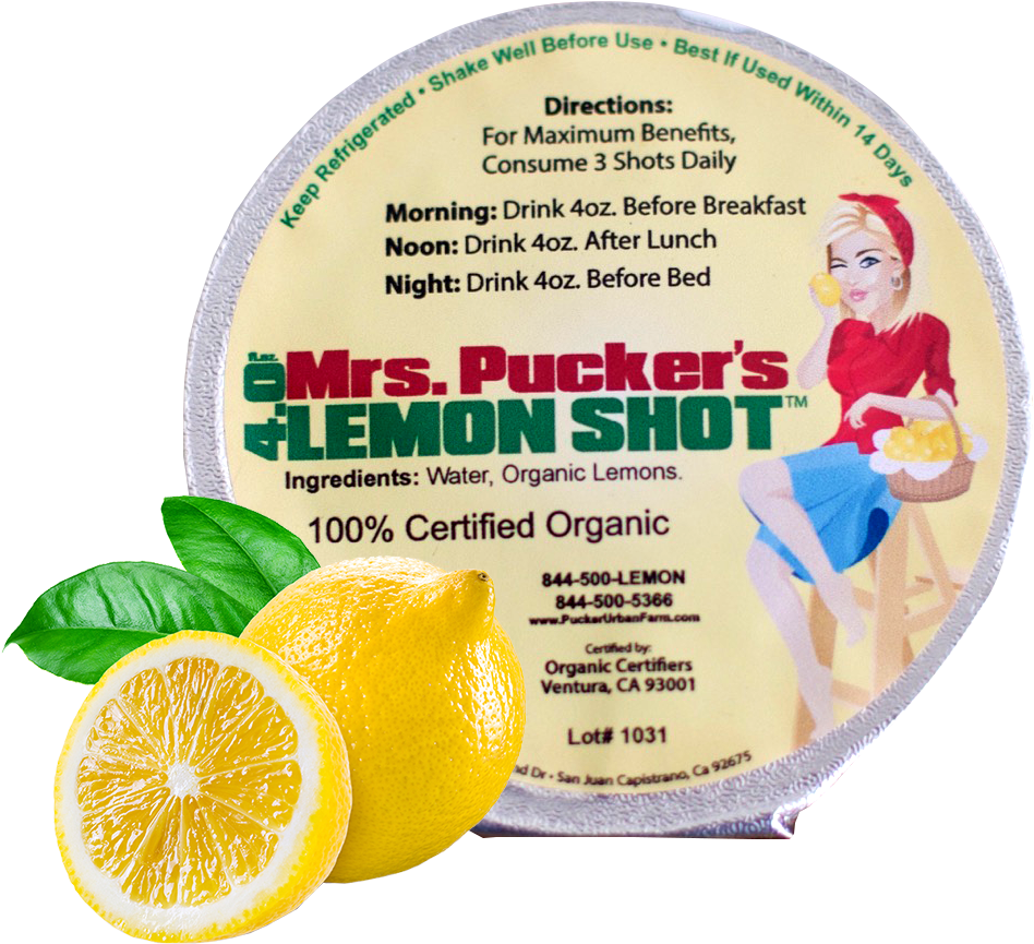 Made With 100% Certified Organic Lemons Packed With - Health (968x907), Png Download
