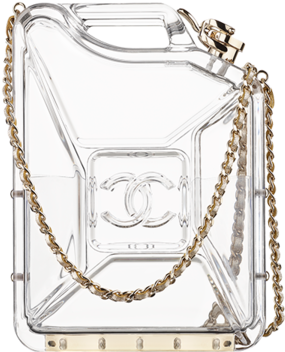 Chanel Plexiglass Dubai By Night Jerrycan Bag - Top Cruise Clutch Bags 2011 (585x541), Png Download