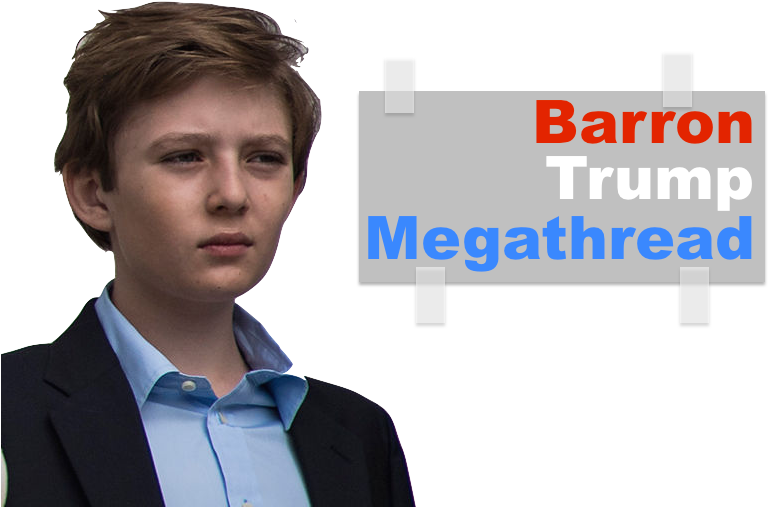 The Perfect Child Of The Perfect President - Barron Trump St Andrews (790x543), Png Download