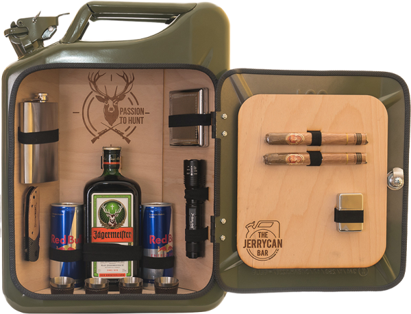 Passion To Hunt - Kanister Mit Jägermeister (600x459), Png Download