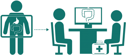 Find Out More About Risk Factors, Colorectal Cancer - Cancer De Colon Png (570x273), Png Download