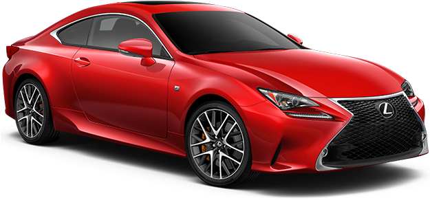 Rc F Sport - 2017 Lexus 2 Door Coupe (624x437), Png Download