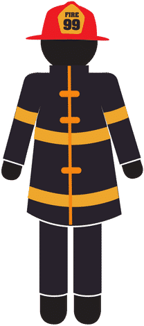 Fireman - 0shares - Illustration (500x500), Png Download