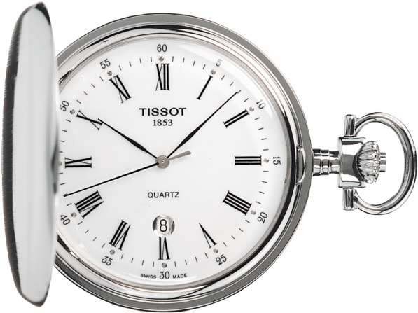 Fancybox - Tissot Savonnettes Stainless Steel Pocket Watch T83655313 (670x670), Png Download
