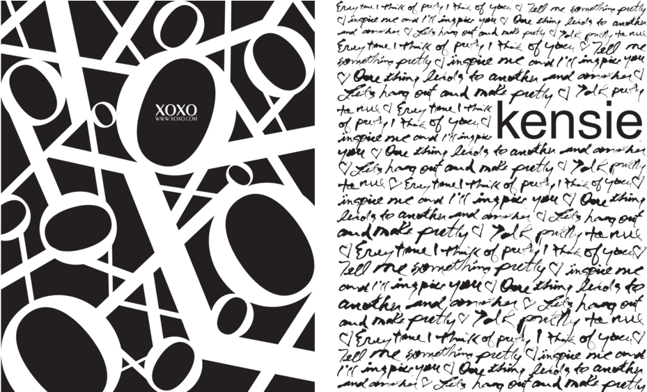 Kensie Xoxo (1000x563), Png Download