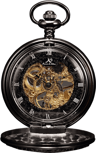 Half Hunter - Pocket Watch (640x640), Png Download
