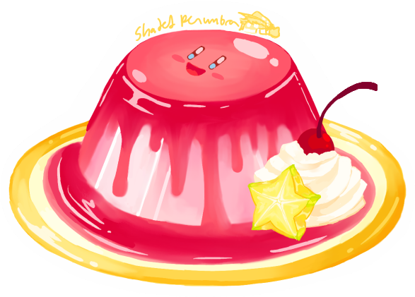 Clipart Stock Jelly Clipart Flan - Kirby Dessert (600x600), Png Download
