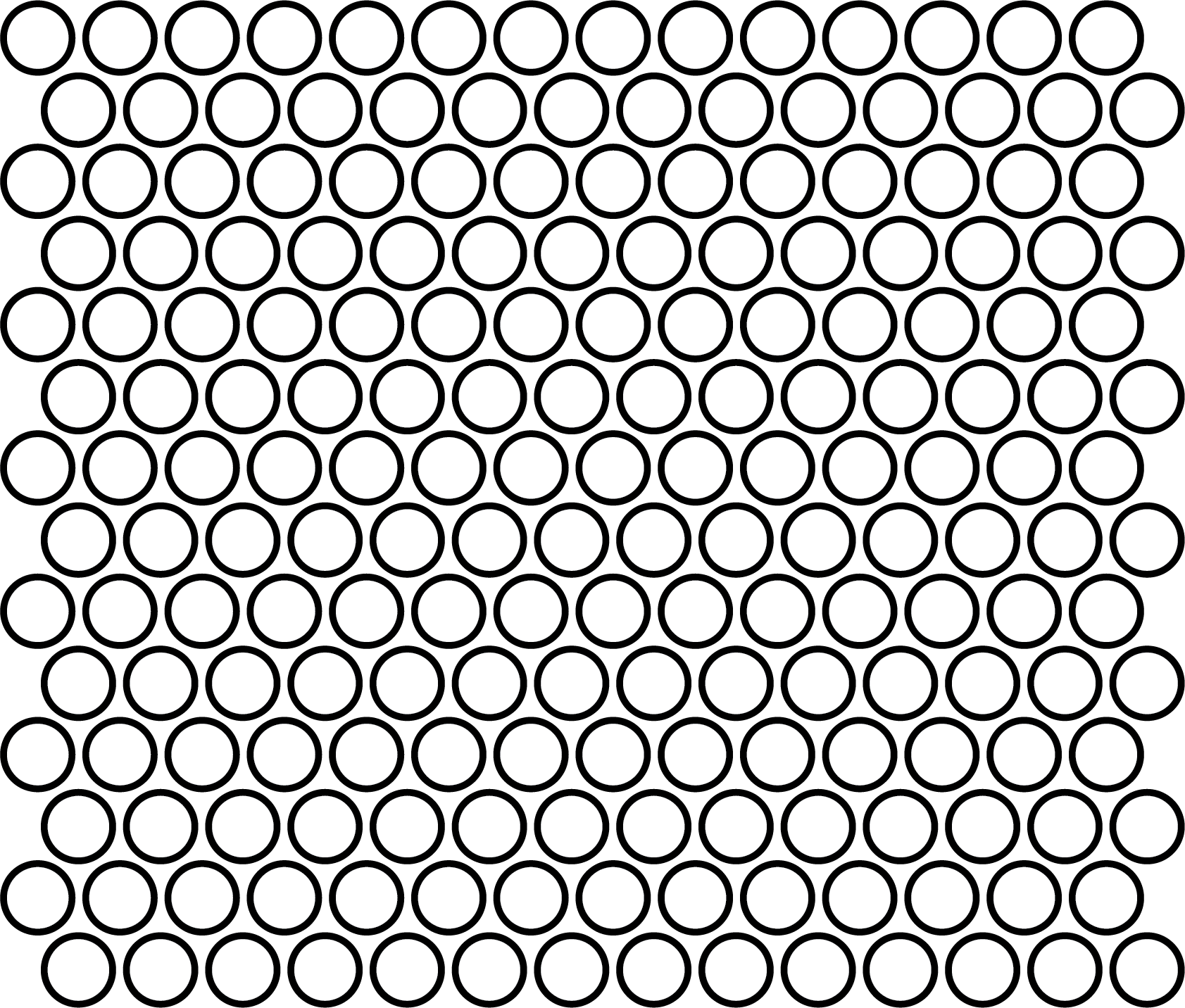 Hexagon Mosaic - Tooth Decay (1683x1432), Png Download