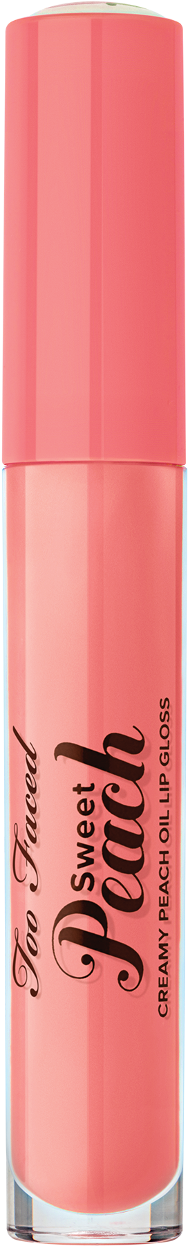 Sweet Peach Lip Gloss Pure Peach Peachy Pink Too Faced - Too Faced Sweet Peach Creamy Oil Lip Gloss (2000x1800), Png Download