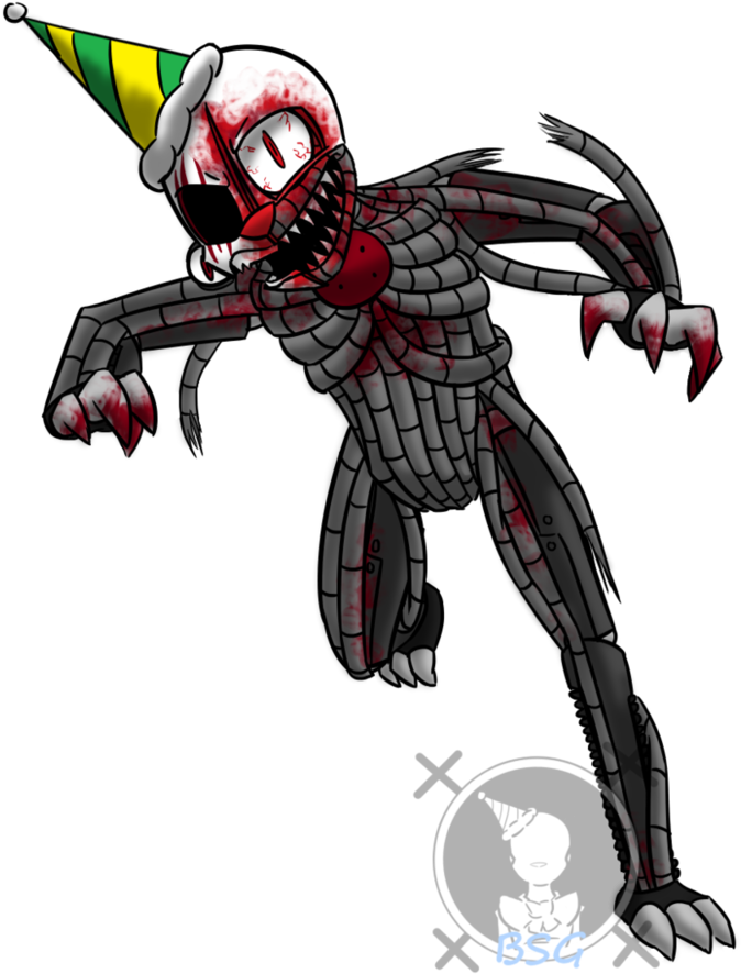By Blustreakgirl - Blustreakgirl Ennard Broken (719x1110), Png Download