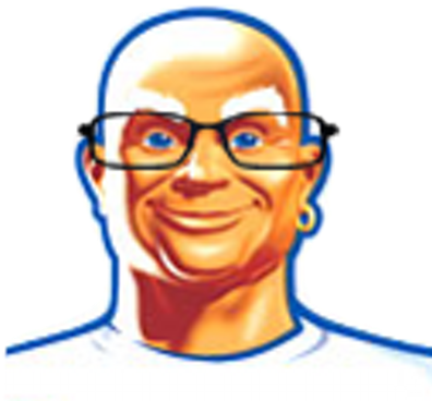 Simon Dixon - Mr Clean Face Transparent (400x400), Png Download