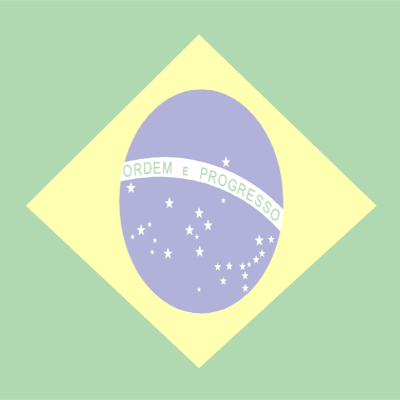 Bandeira Brasil No Face - Brazil Flag (400x400), Png Download