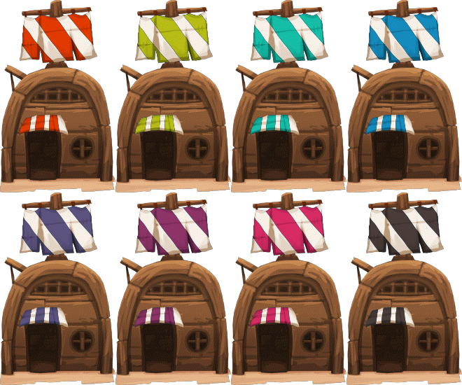 House Boat Cottage Colors L1 - Cottage (660x550), Png Download