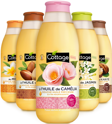 Cottage Oil Shower - Cottage Gel De Ducha (450x500), Png Download