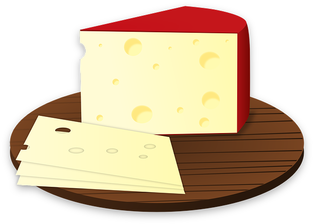 Cheese,yellow,free - Cheese Clipart (500x357), Png Download