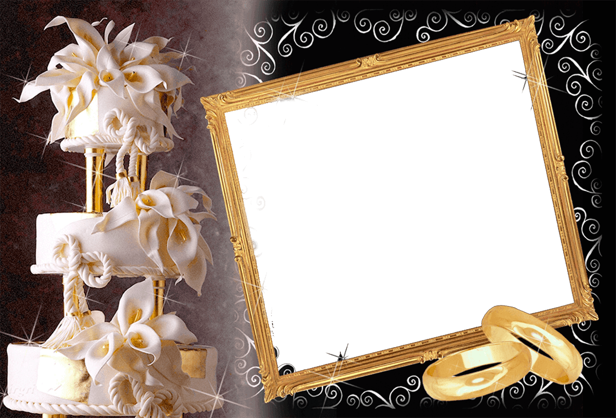 Marco Foto Con Tarta De Bodas - Bulletin - Wedding - Our Love Is Forever - I Peter (1200x814), Png Download