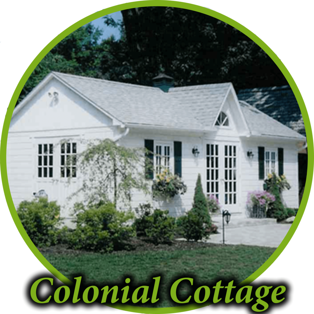 Colonial Cottage Circle (1000x1000), Png Download